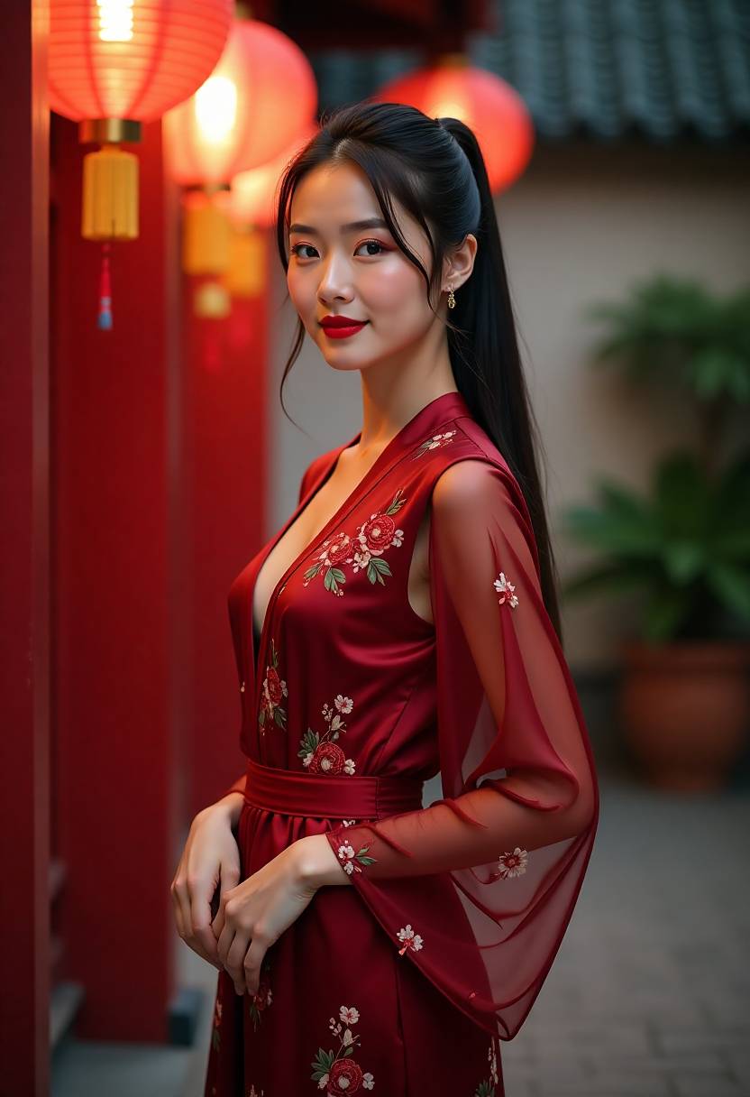 春潮烂漫海棠红海报